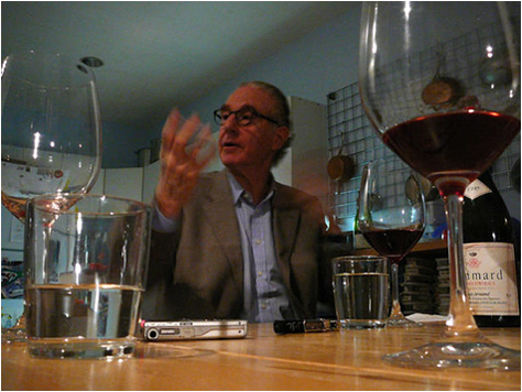 Josh Josephson tells stories at the dinner table